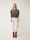 Pullover mit Animal-Print