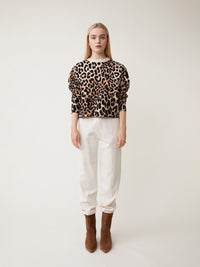 Pullover mit Animal-Print