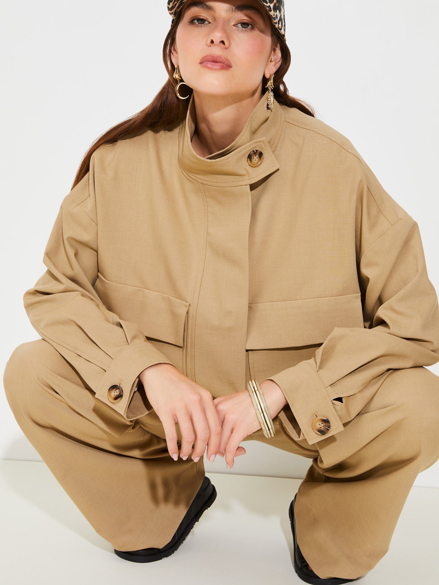 Oversize-Jacke