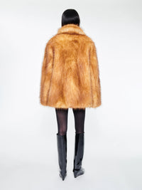 Faux Fur Red Fox Jacket