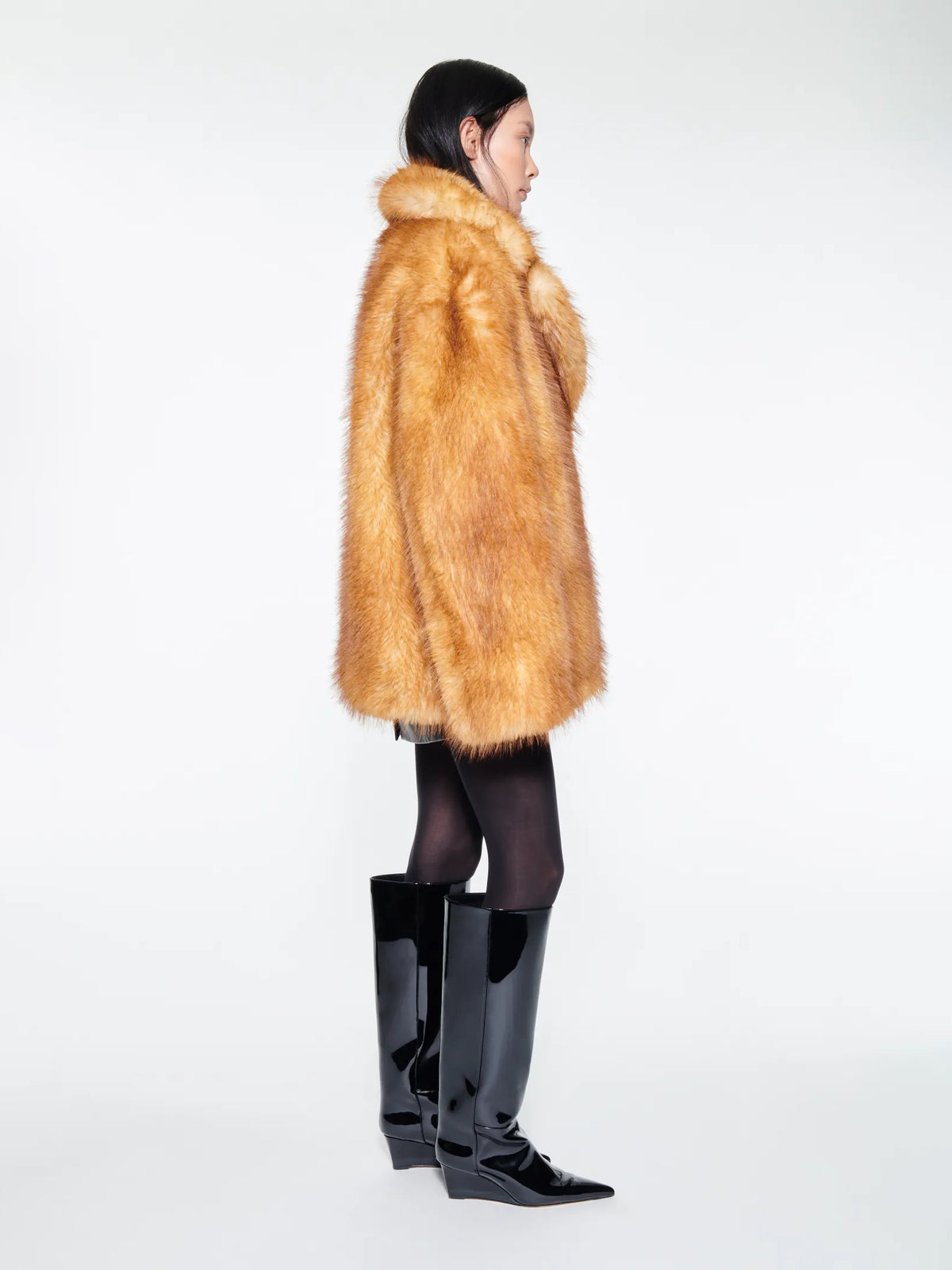 Faux Fur Red Fox Jacket