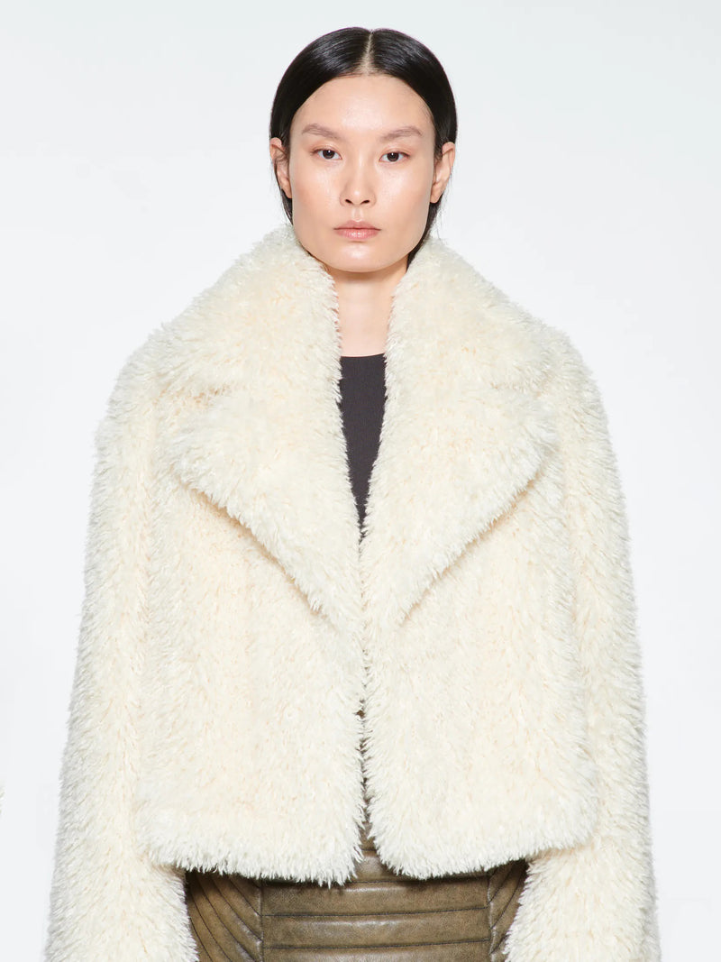 Faux Fur Long Curl Jacket