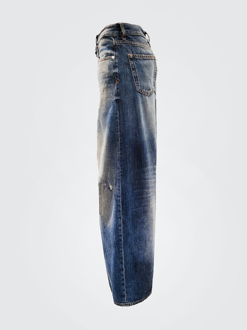 Jeans mit markanter Waschung