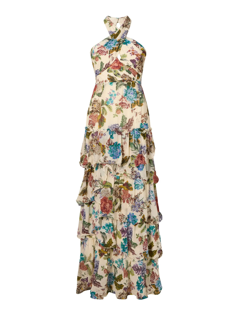 Paloma Maxikleid mit Botanic-Floral-Print