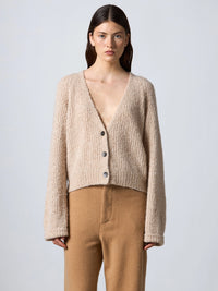 Strickjacke aus Bouclé-Garn