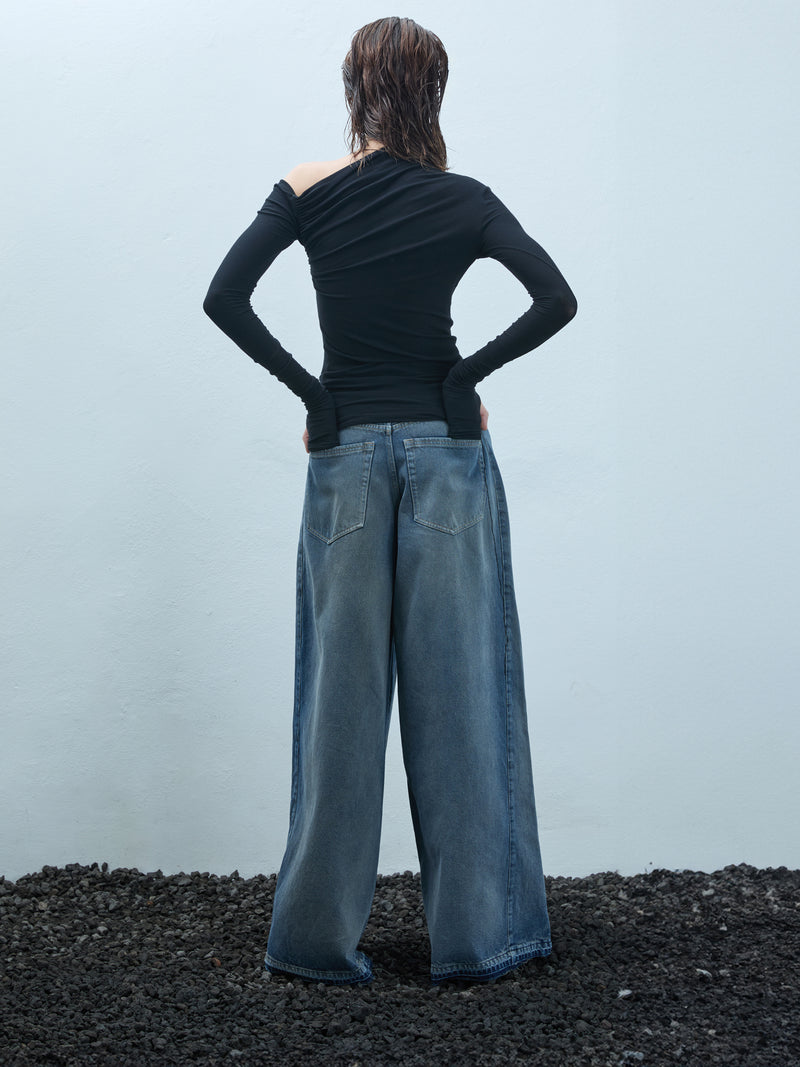 Wide-Leg-Pant Jeans