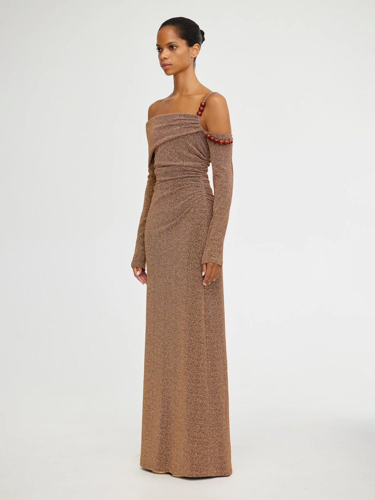 Gia Abendkleid in bronze